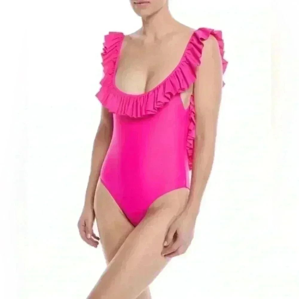 Lovers And Friends Flutter By Ruffle One-Piece Sw… - image 8
